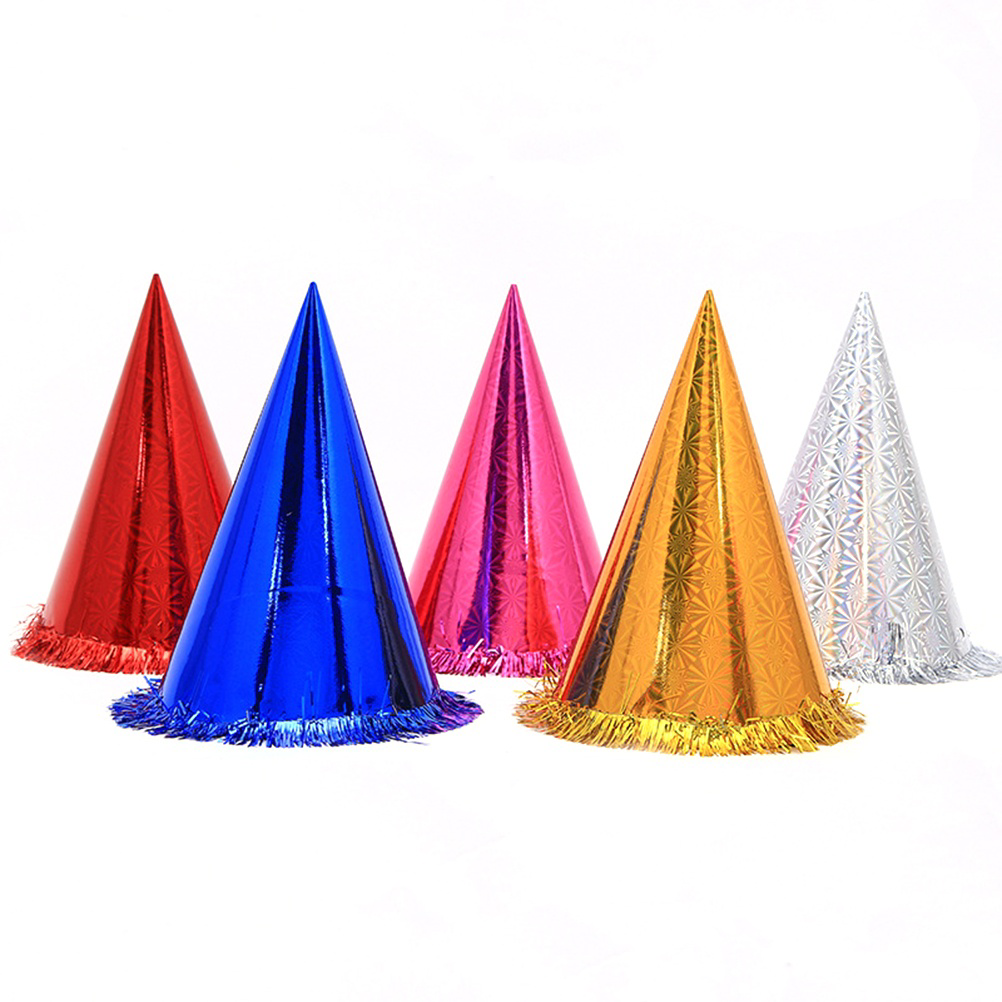 Party Hat Cone - 18pcs Birthday Party Cone Hats with