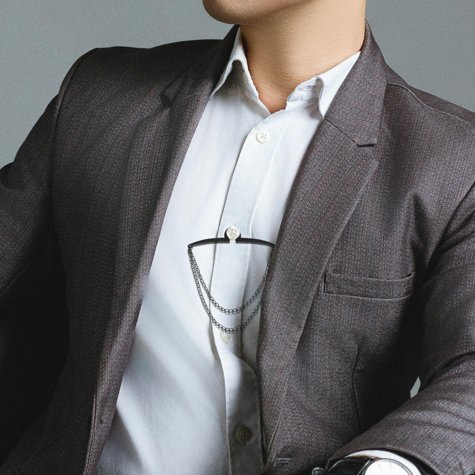 Event & Party Supply - 3pcs Shirt Tie Clips For Men