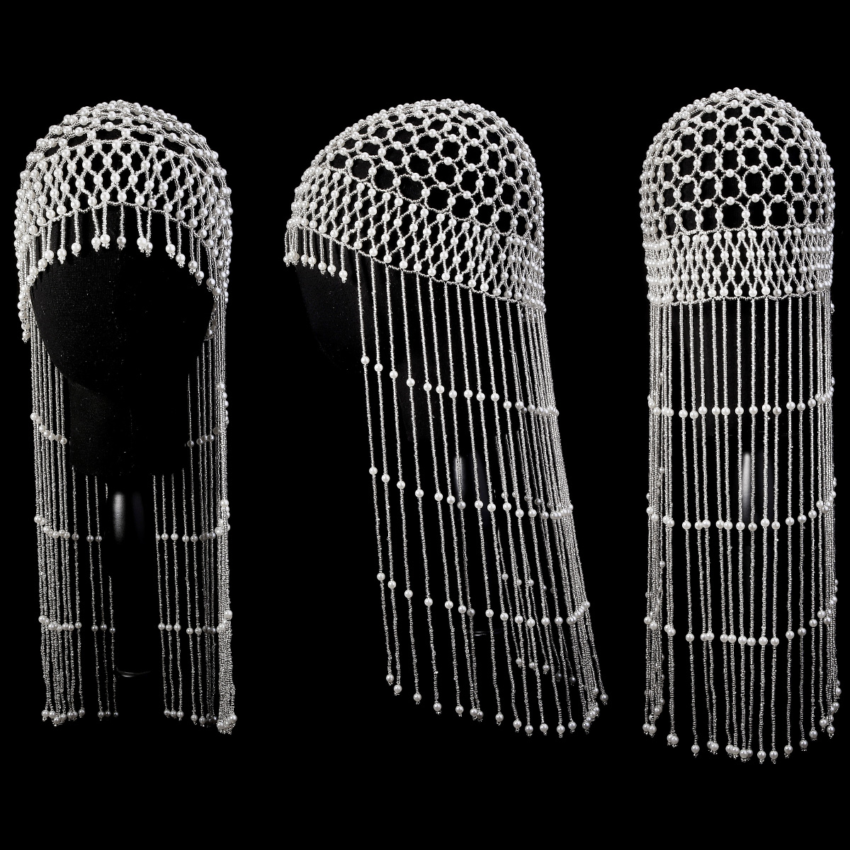 Luxury Pearls Beaded Headwrap  – Event Suppliers recenzja i cena