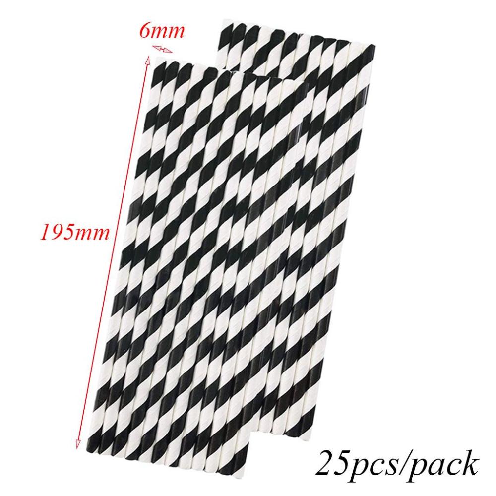 Colorful Stripe Pattern for We – Paper Straw Color recenzja i cena