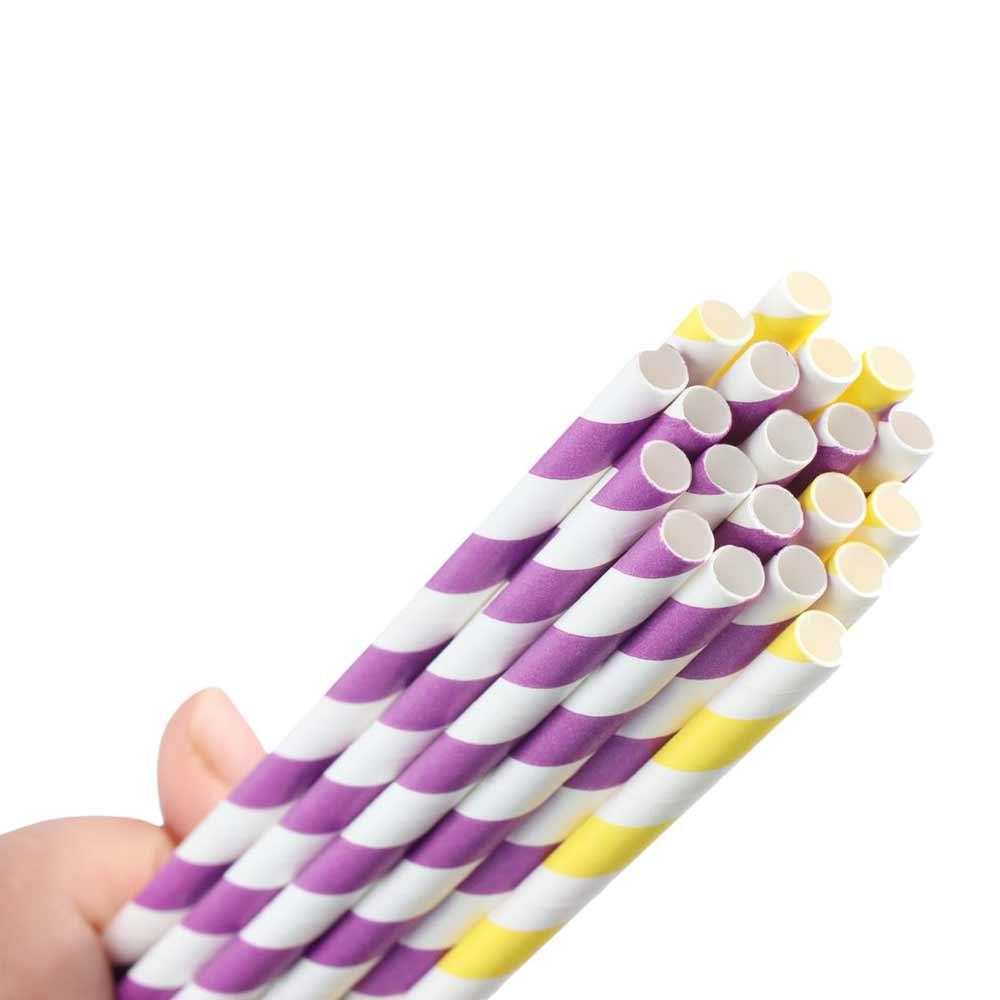 Colorful Stripe Pattern for We – Paper Straw Color recenzja i cena