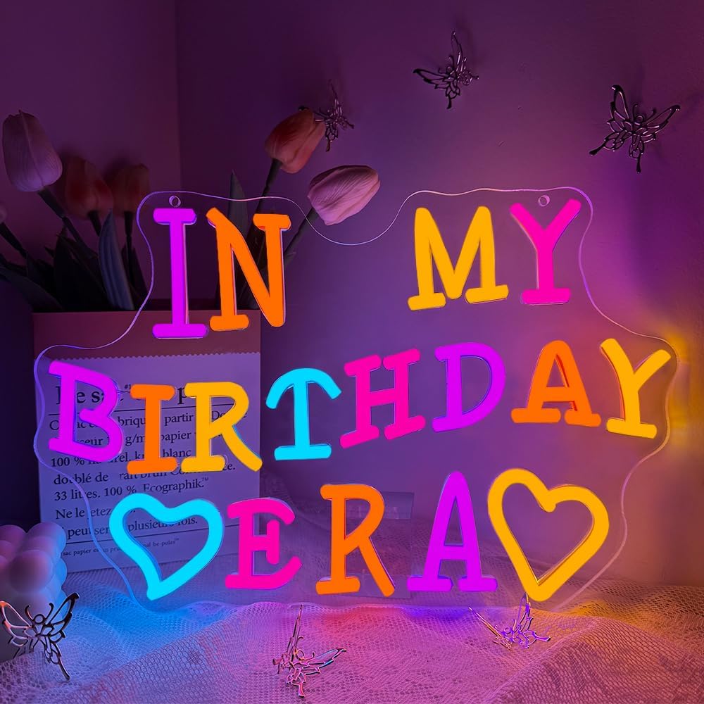 Happy Birthday Neon Sign USB P – Neon Sign Party recenzja i cena