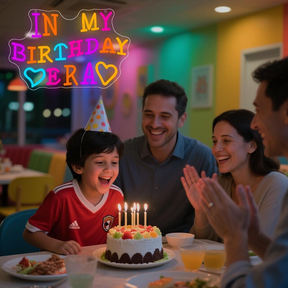 Happy Birthday Neon Sign USB P – Neon Sign Party recenzja i cena