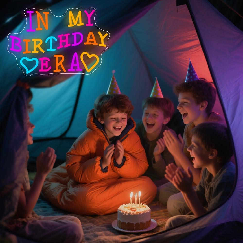 Happy Birthday Neon Sign USB P – Neon Sign Party recenzja i cena