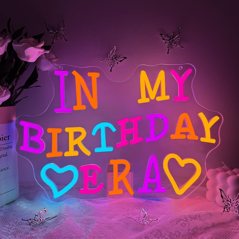 Happy Birthday Neon Sign USB P – Neon Sign Party recenzja i cena