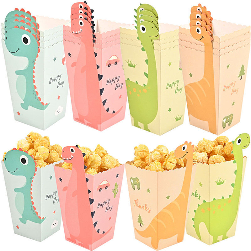 4Pcs Cartoon Dinosaur Boxes Di – Event Party Box recenzja i cena
