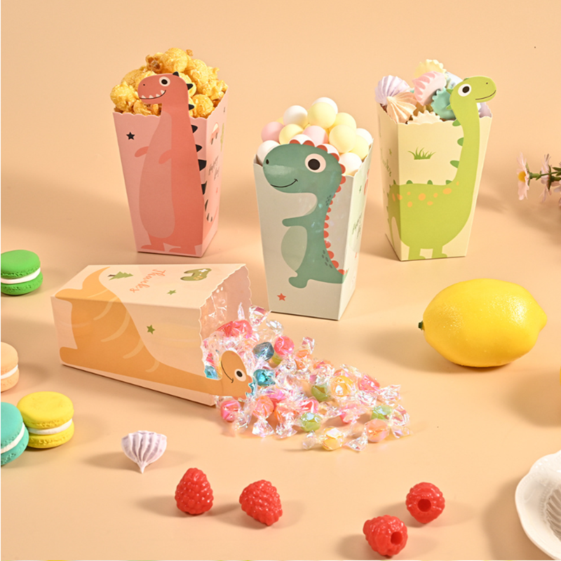 4Pcs Cartoon Dinosaur Boxes Di – Event Party Box recenzja i cena