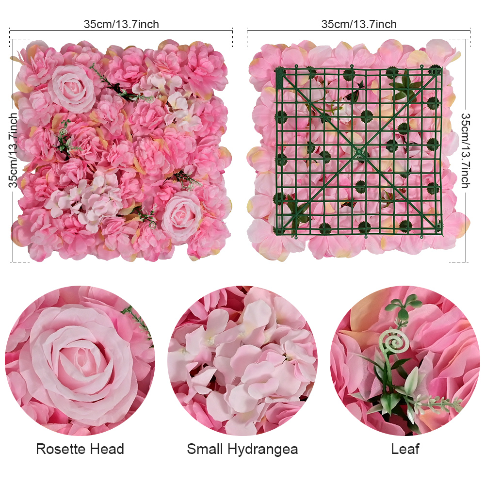 6PCS Artificial Flowers Wall P – Flower Wall Panel recenzja i cena