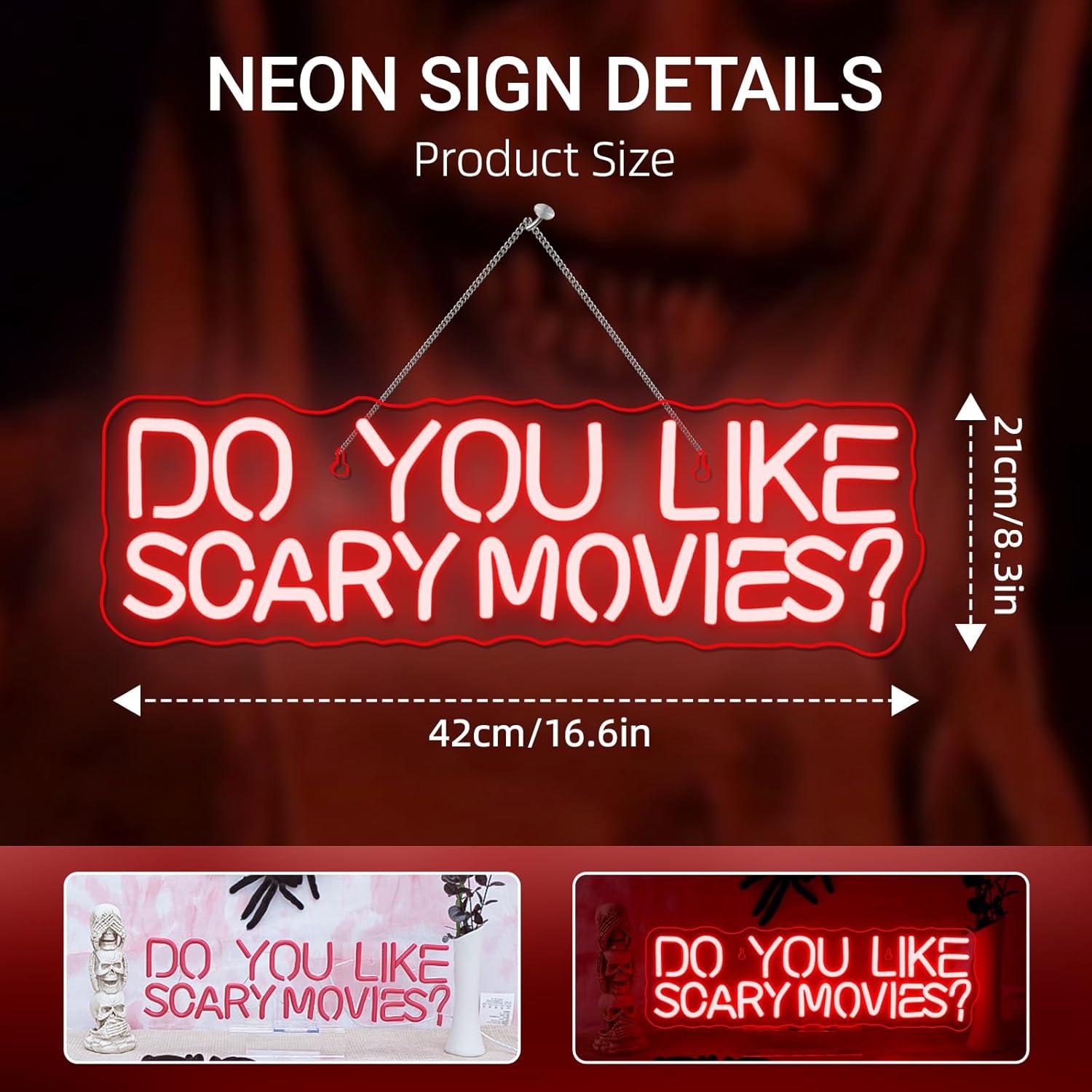 Do You Like Scary Movies Neon  – Neon Sign Party recenzja i cena