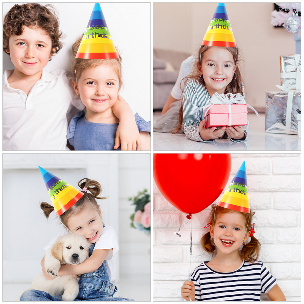 36Pcs Birthday Hats Colorful P – Party Hat Cone recenzja i cena