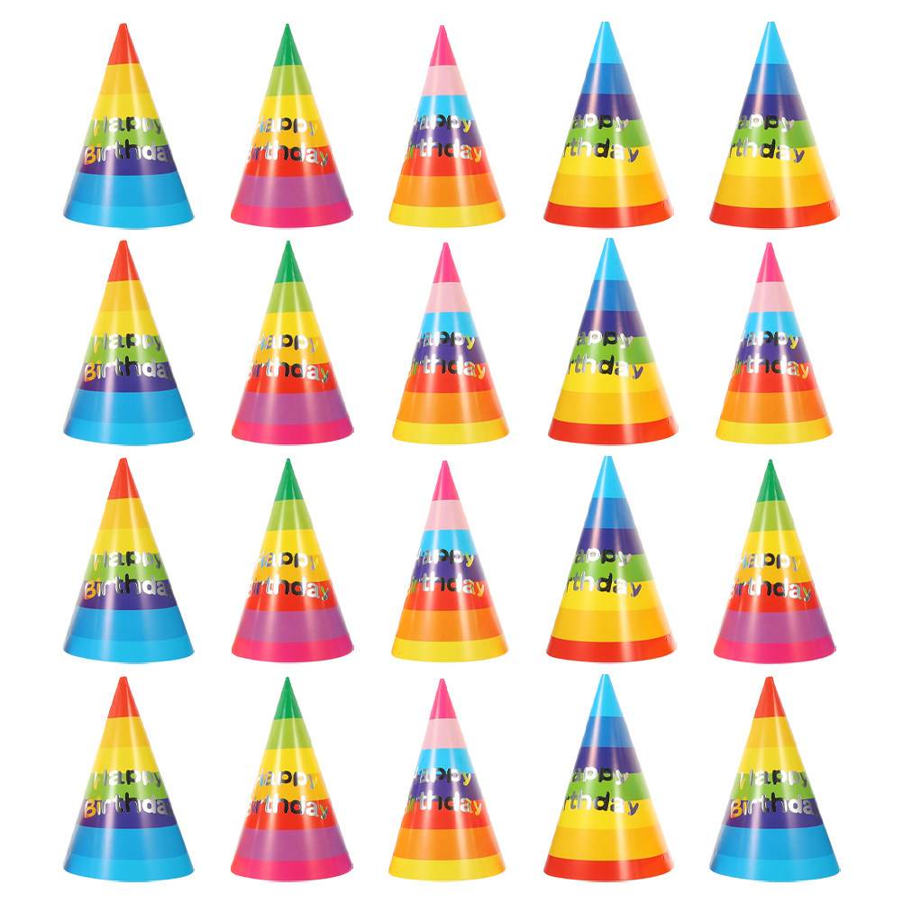 36Pcs Birthday Hats Colorful P – Party Hat Cone recenzja i cena