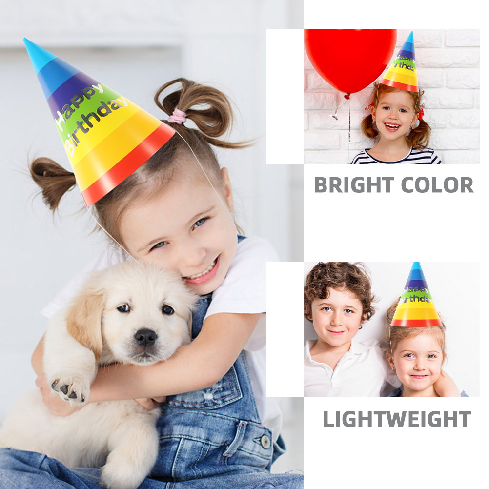 36Pcs Birthday Hats Colorful P – Party Hat Cone recenzja i cena