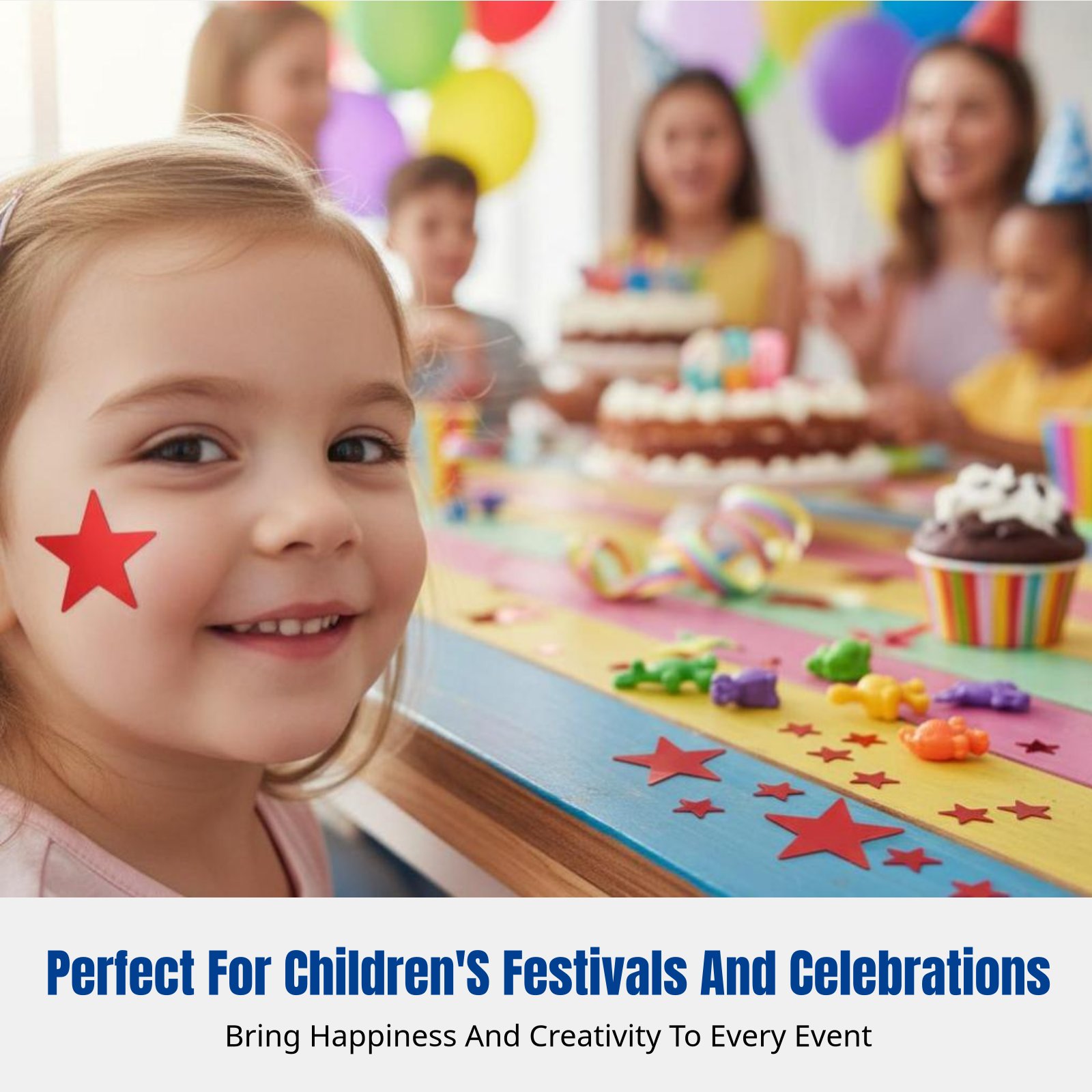 Celestial Sparkle Face Sticker – Event & Party Supply recenzja i cena
