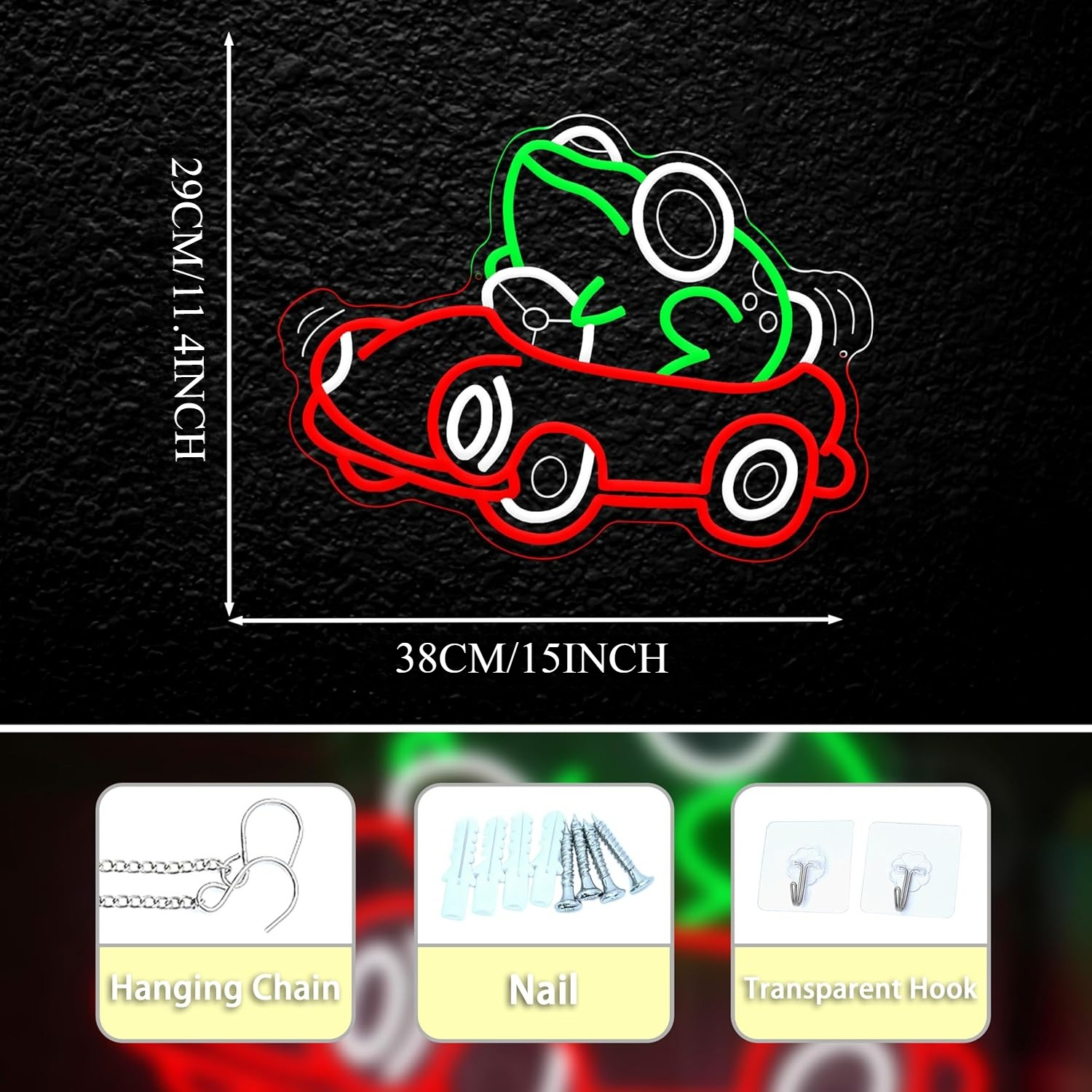 Frog Driving Car Neon Sign Art – Neon Sign Party recenzja i cena