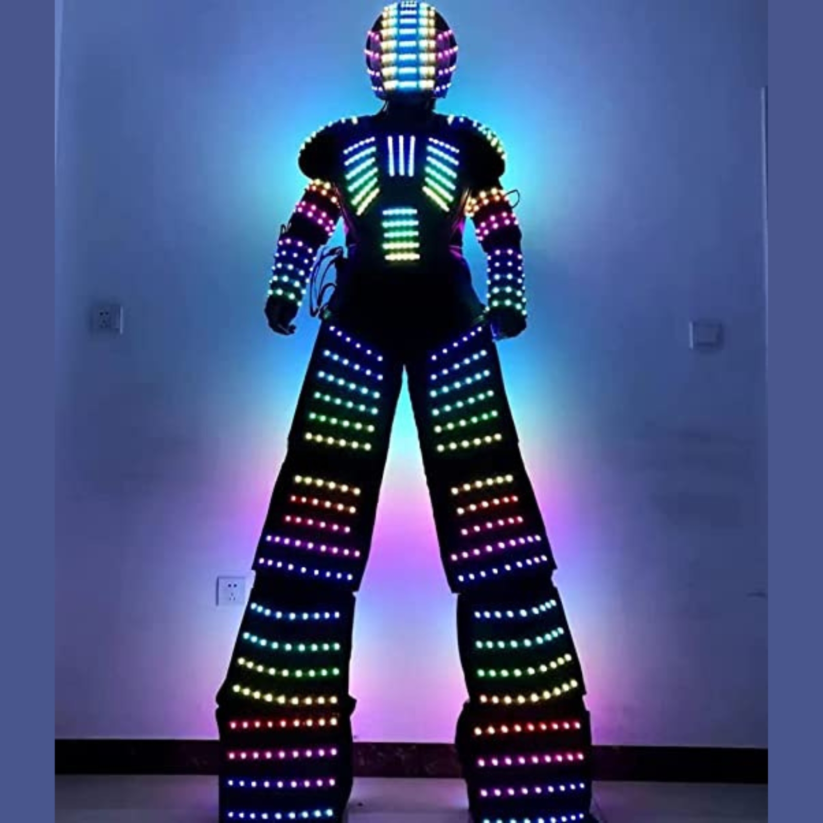 Adult LED Robot Costume Lumino – Event Party Dj recenzja i cena