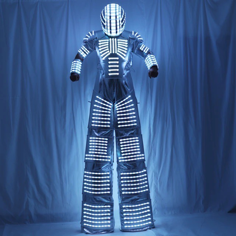 Adult LED Robot Costume Lumino – Event Party Dj recenzja i cena