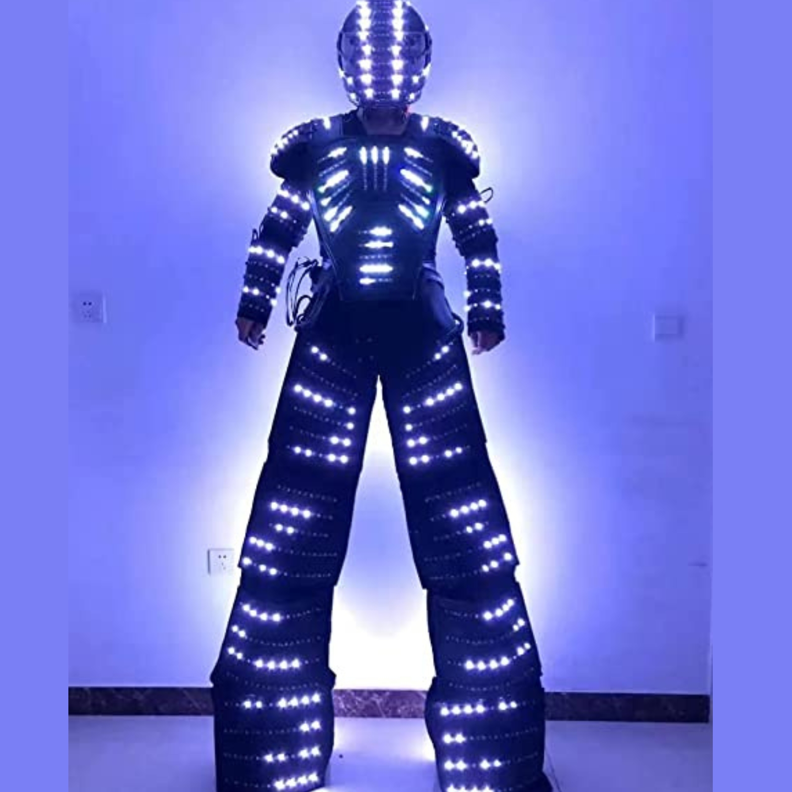 Adult LED Robot Costume Lumino – Event Party Dj recenzja i cena