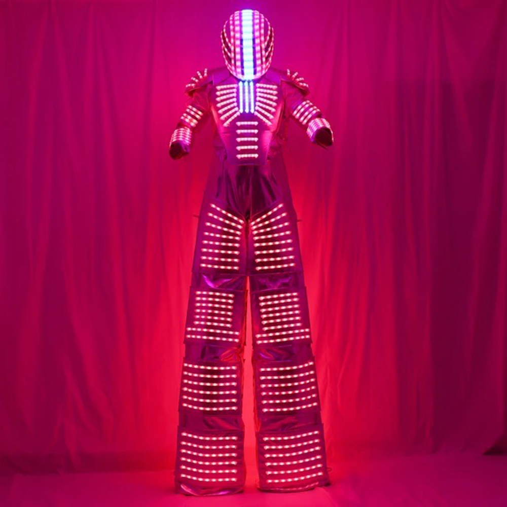 Adult LED Robot Costume Lumino – Event Party Dj recenzja i cena