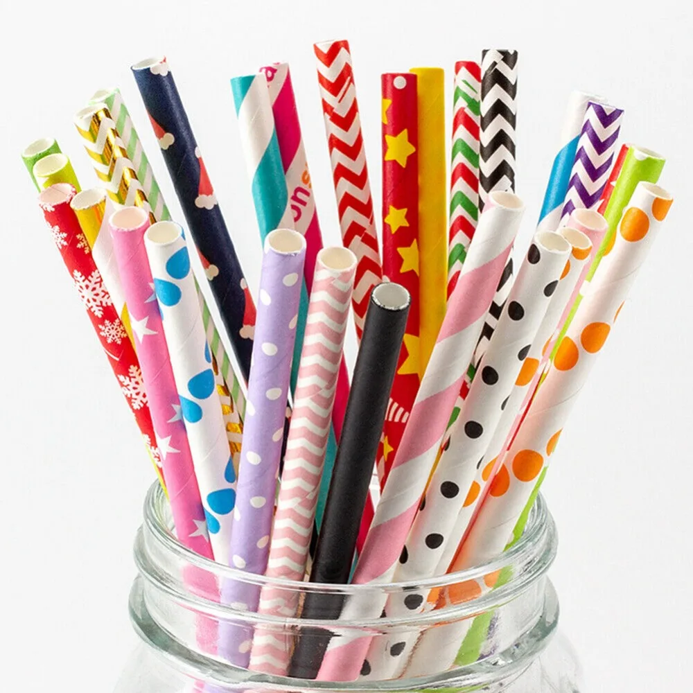 100 Bulk Packed Paper Straws P – Paper Straw Color recenzja i cena