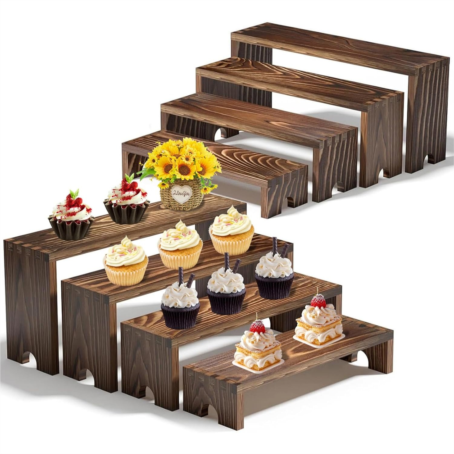 2 Tier Wooden Cupcake Stand Se – Cupcake Stand Tier recenzja i cena