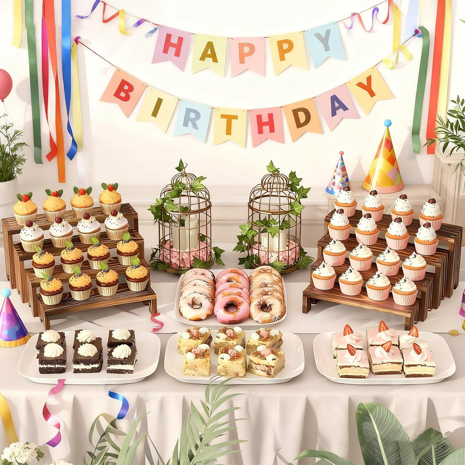 2 Tier Wooden Cupcake Stand Se – Cupcake Stand Tier recenzja i cena