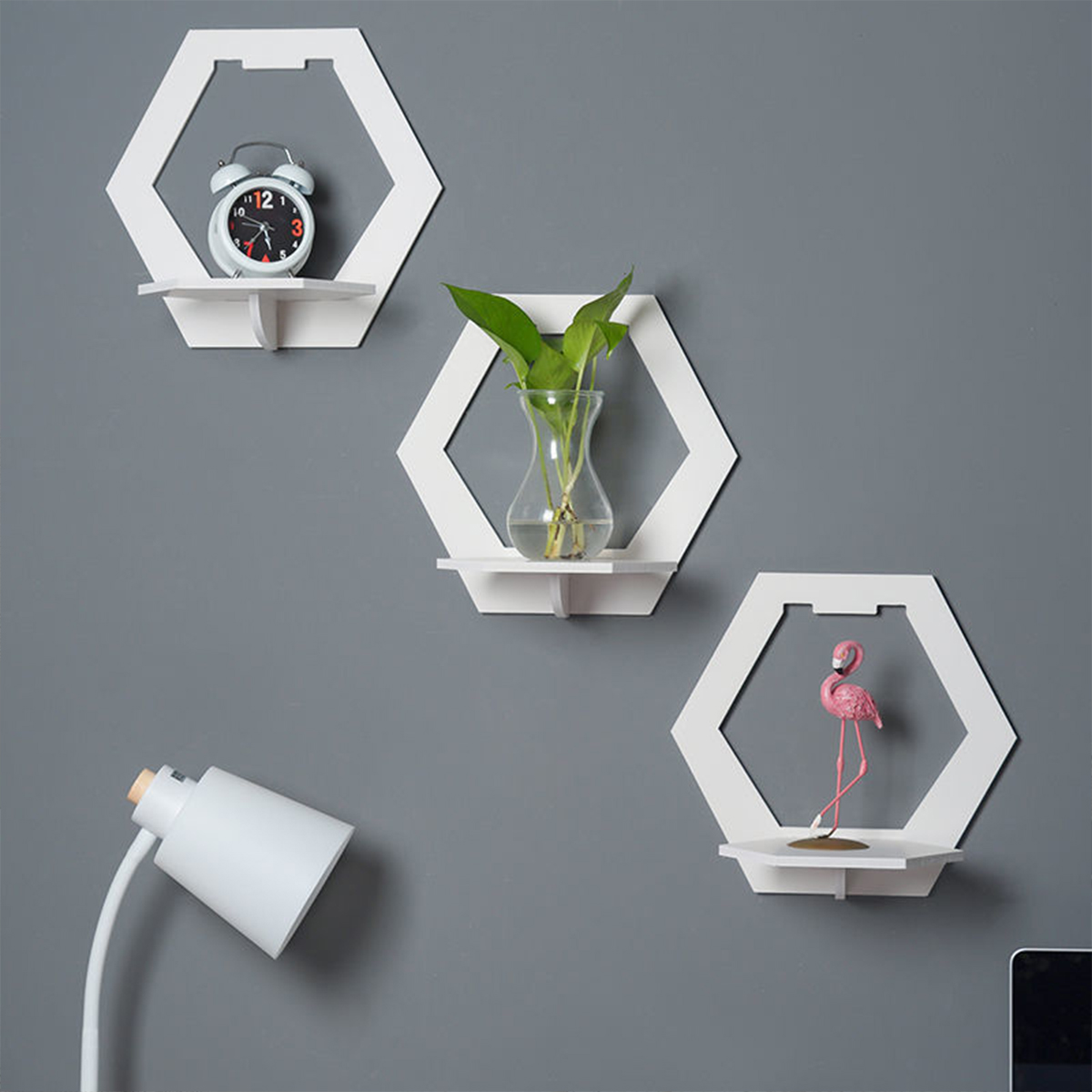 3Pcs Wall Organizer Wall Shelf – Flower Wall Panel recenzja i cena