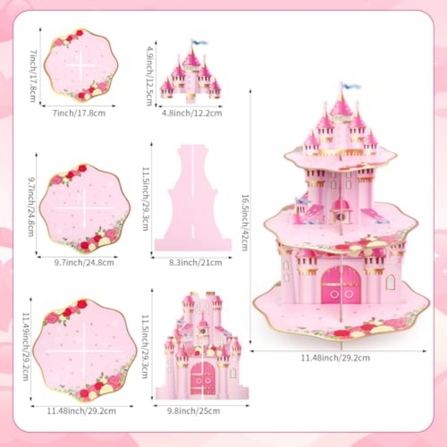 3 Tier Cupcake Stand Birthday  – Cupcake Stand Tier recenzja i cena