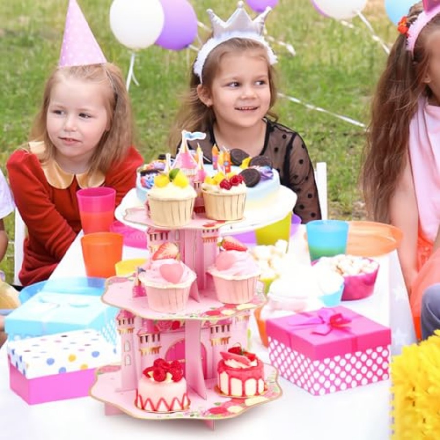 3 Tier Cupcake Stand Birthday  – Cupcake Stand Tier recenzja i cena