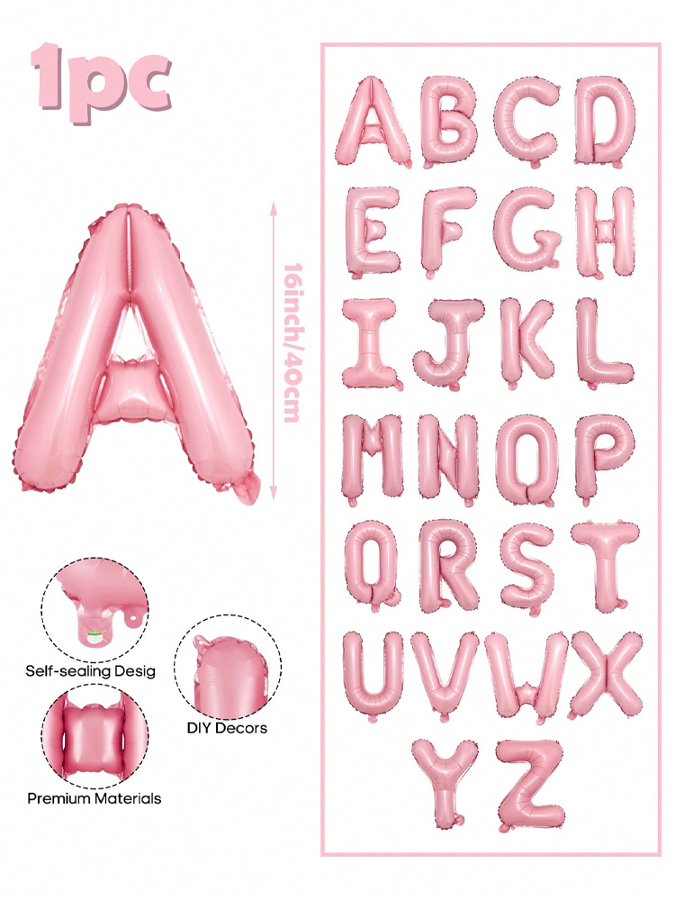 16 inch pink letter decoration – Event Z recenzja i cena