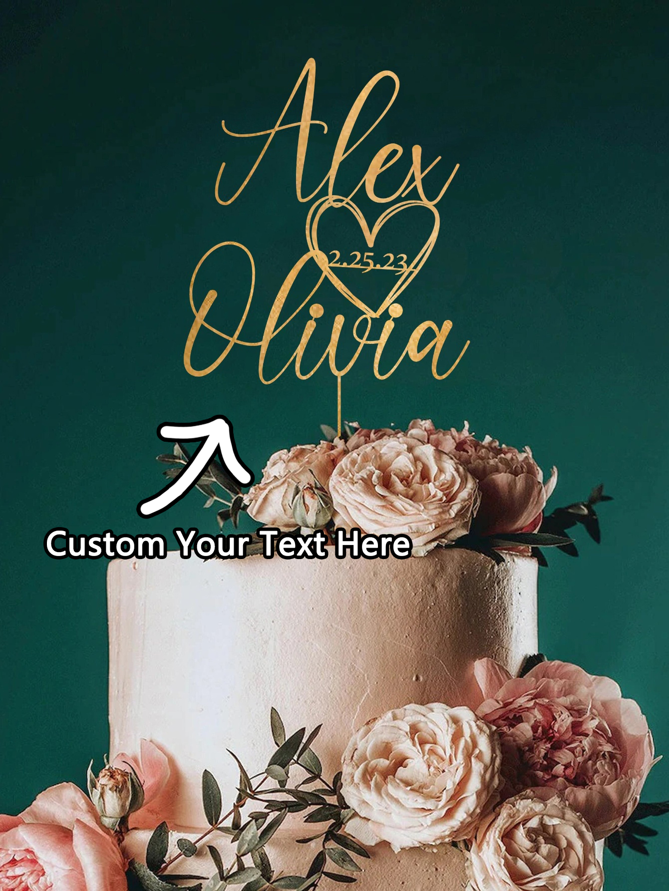 Custom Cake Topper - 1PC Perso – Event Suppliers recenzja i cena