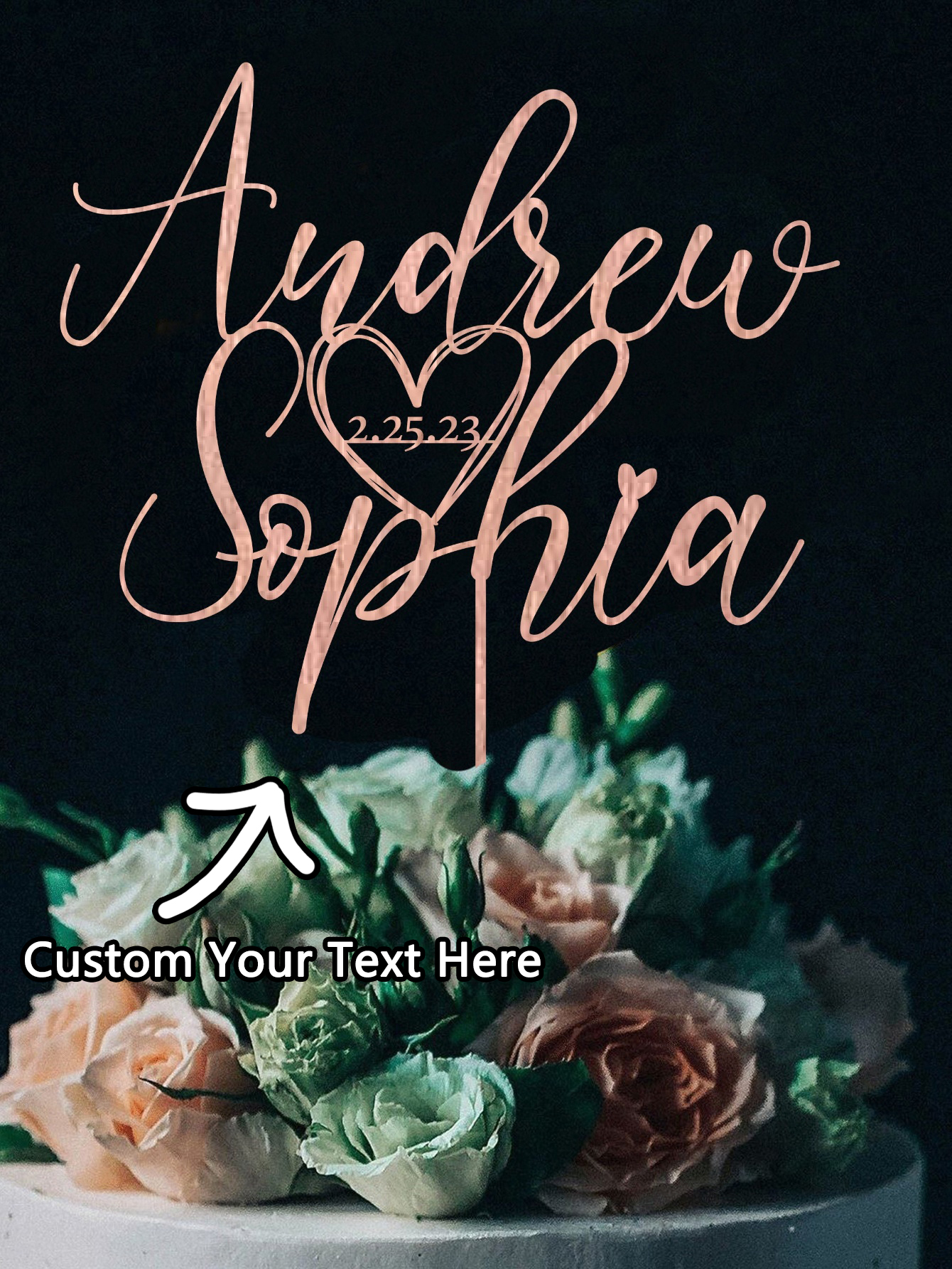 Custom Cake Topper - 1PC Perso – Event Suppliers recenzja i cena