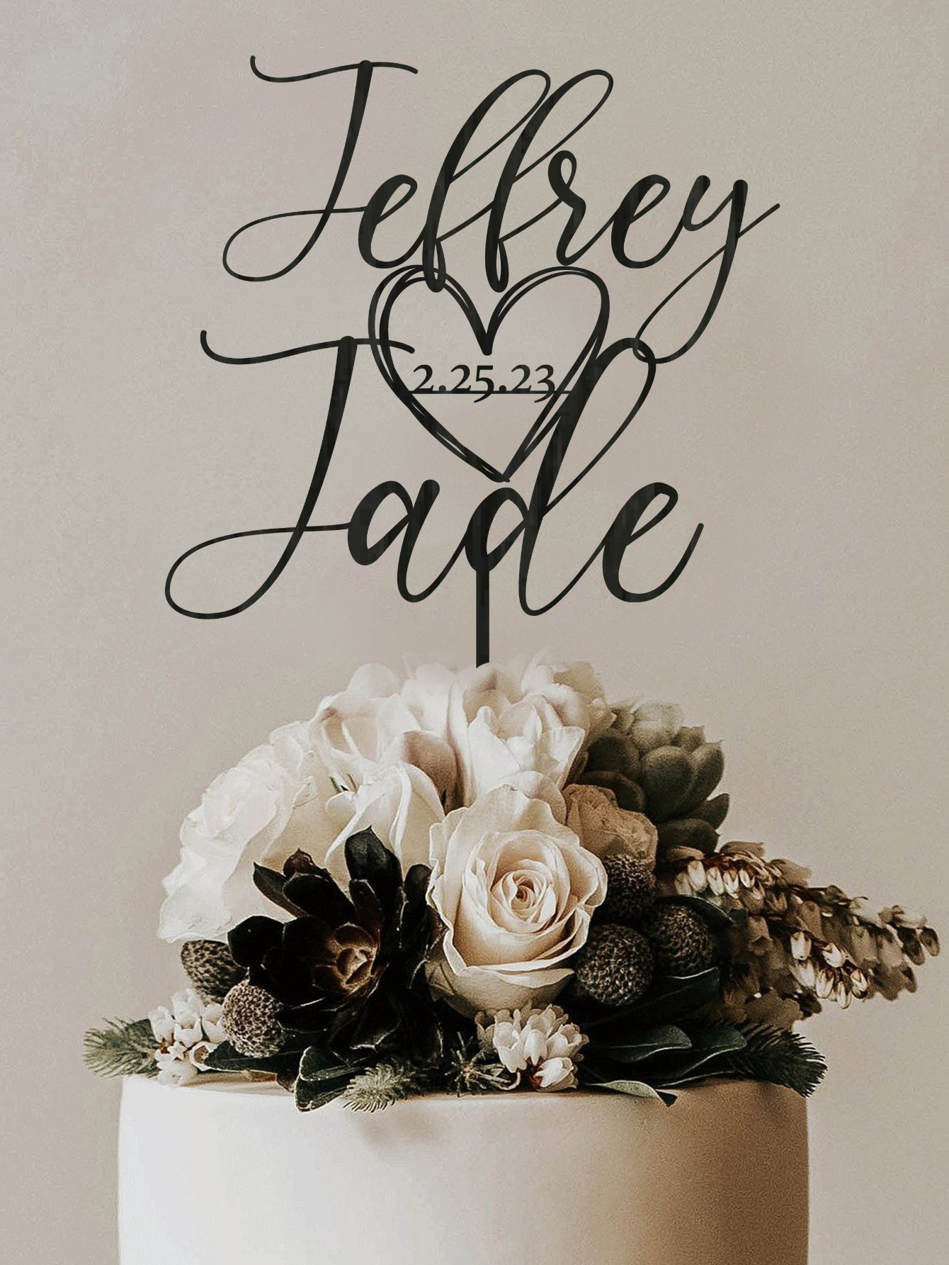 Custom Cake Topper - 1PC Perso – Event Suppliers recenzja i cena