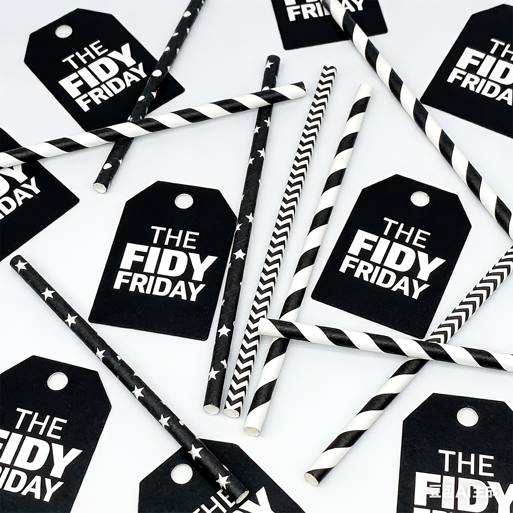 100pcs of disposable black mix – Paper Straw Color recenzja i cena