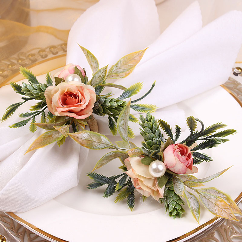 Napkin Rings Holder Rose & Pin – Party Event Supplier recenzja i cena