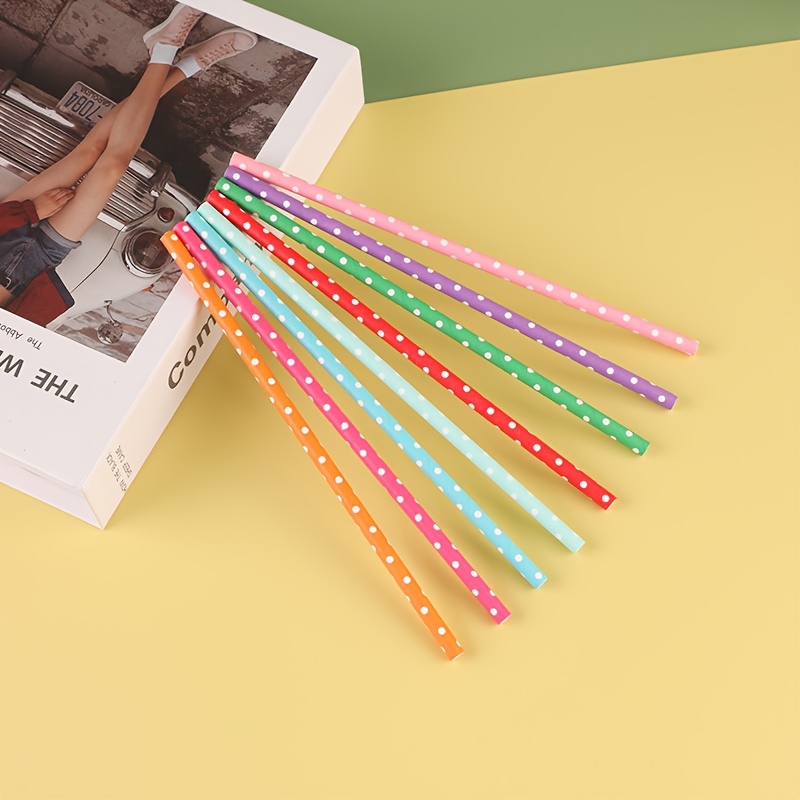 100pcs colorful disposable pap – Paper Straw Color recenzja i cena