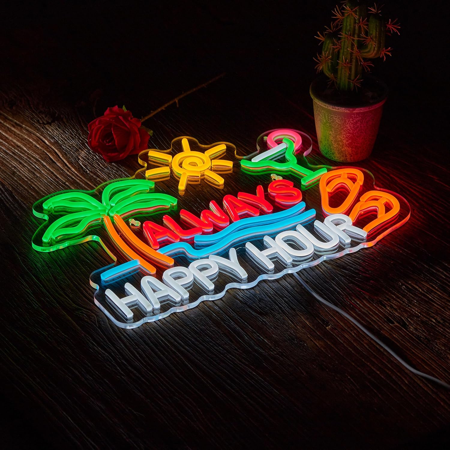 Always Happy Hour Beer Bar Neo – Neon Sign Party recenzja i cena