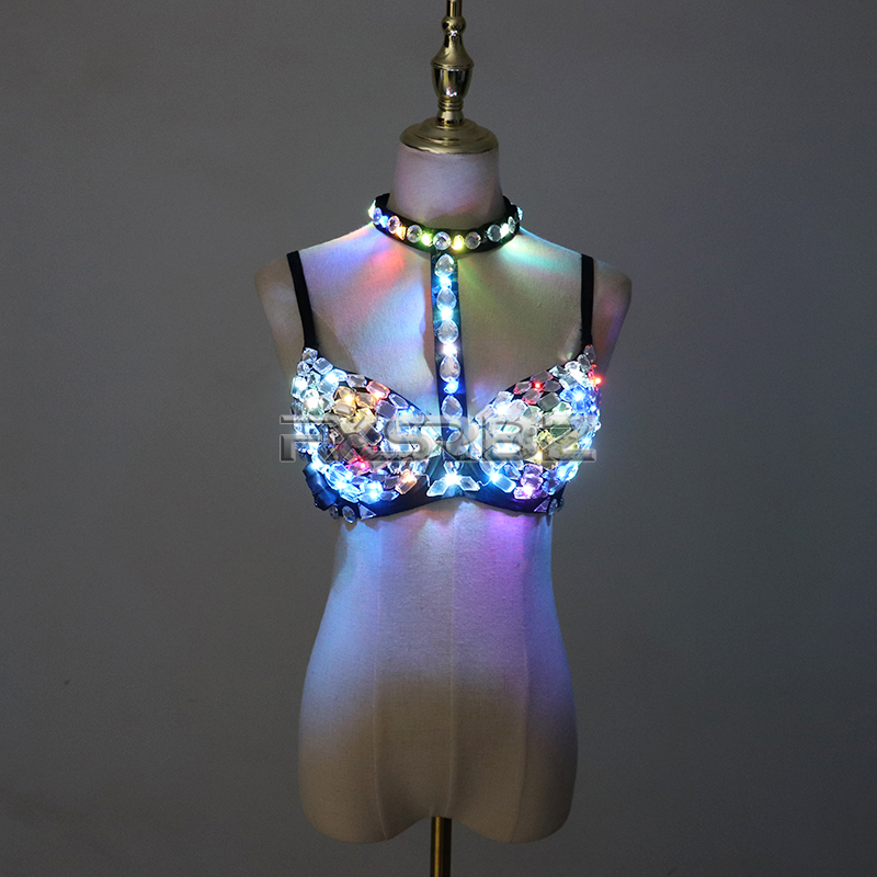 Nightclub Ds Sexy LED Bra Colo – Event Party Dj recenzja i cena