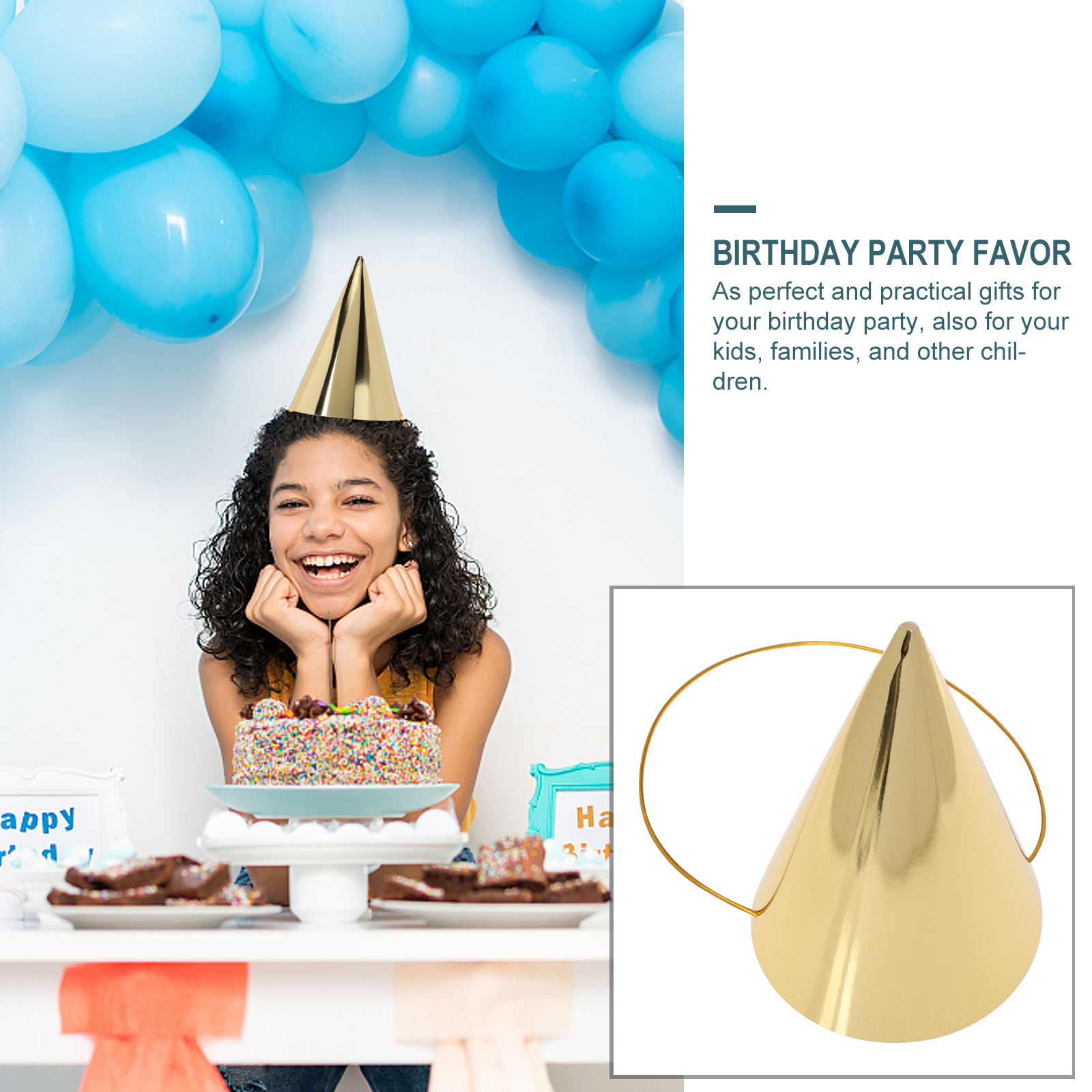  8 Pcs Birthday Hat Celebratio – Party Hat Cone recenzja i cena