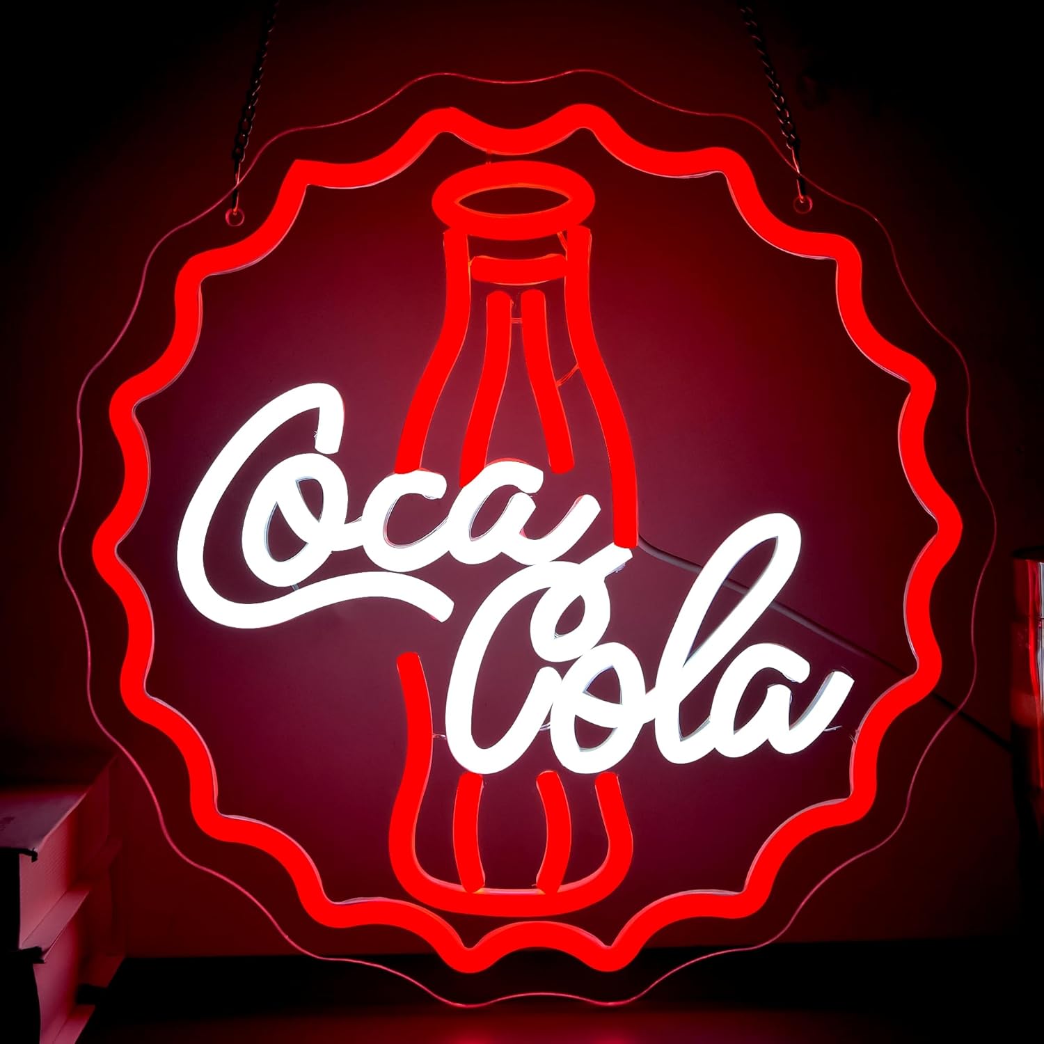 Cola Neon Sign Art Wall Light  – Neon Sign Party recenzja i cena