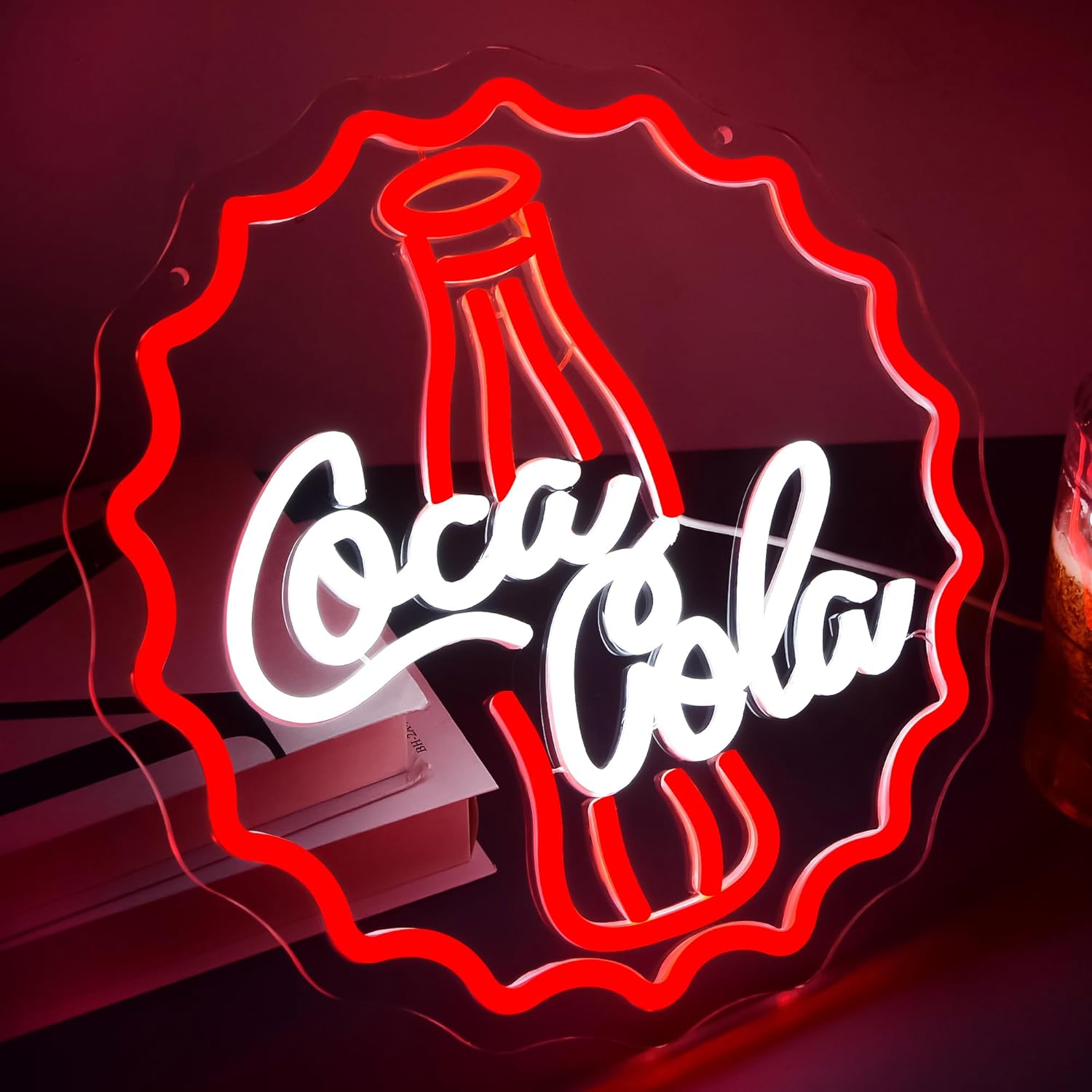 Cola Neon Sign Art Wall Light  – Neon Sign Party recenzja i cena