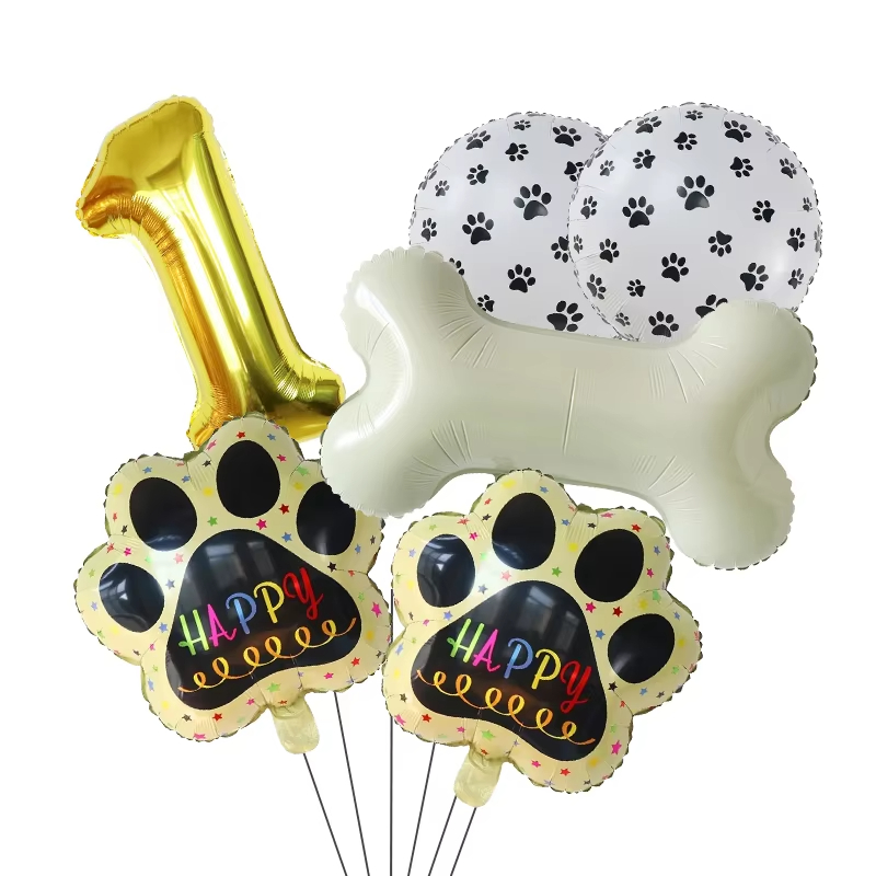 Gold WOOF Balloons, Dog Birthd – Let'S Party Event Supply recenzja i cena