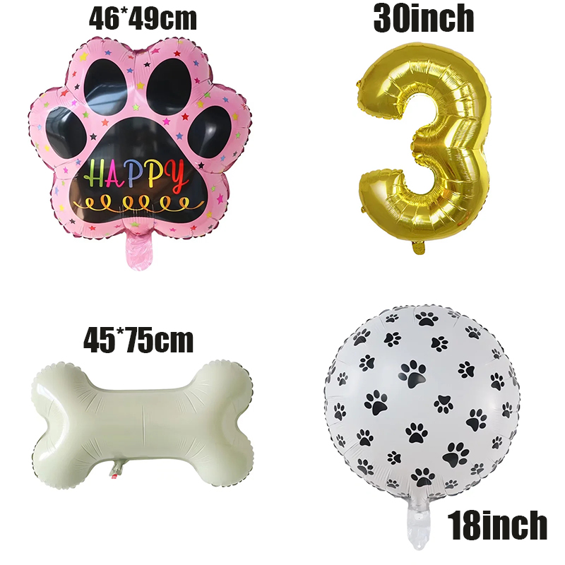 Gold WOOF Balloons, Dog Birthd – Let'S Party Event Supply recenzja i cena