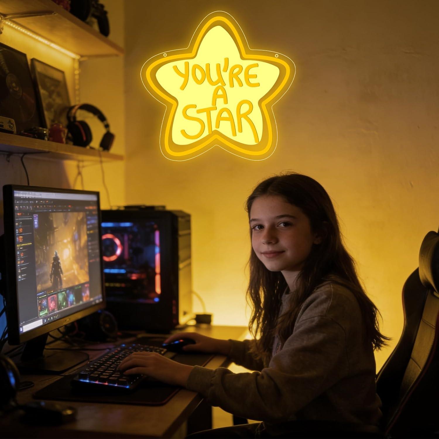 You're A Star Neon Sign USB Di – Neon Sign Party recenzja i cena