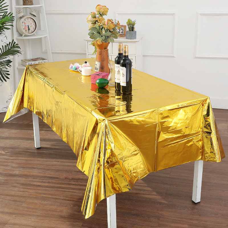 137cm*183cm Rose Gold Sliver D – Table Cloth Disposable recenzja i cena