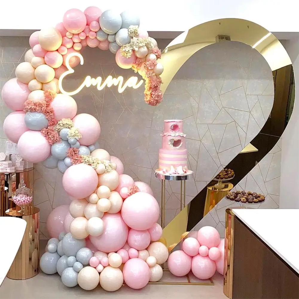 Hot Sale Gold Trim Flower Acry – Party Event Supplier recenzja i cena