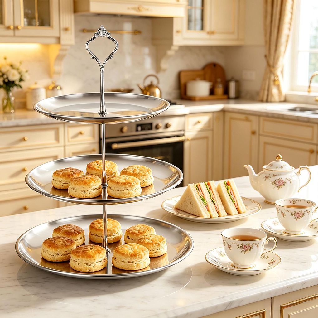 Luxury 3-Tier Gold Cake Stand  – Cupcake Stand Tier recenzja i cena