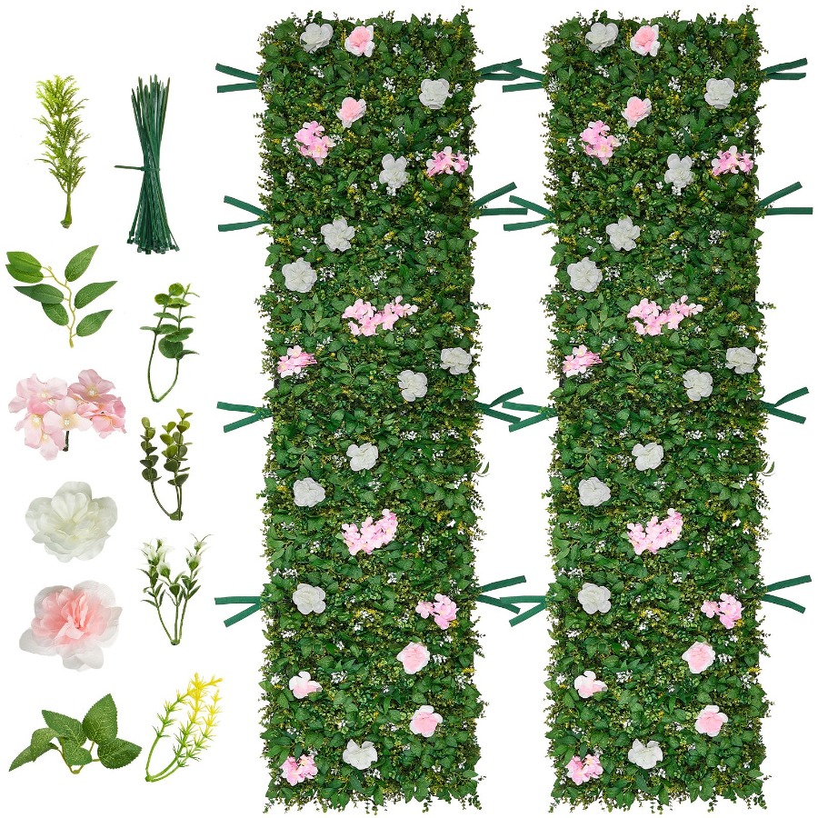 Wedding event backdrop: 3D sil – Flower Wall Panel recenzja i cena