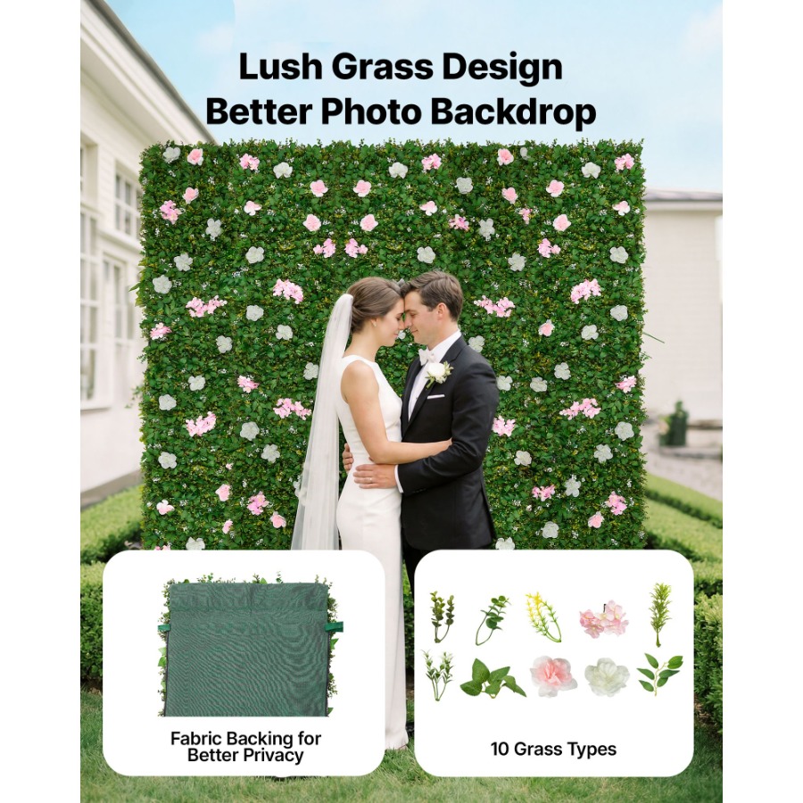 Wedding event backdrop: 3D sil – Flower Wall Panel recenzja i cena