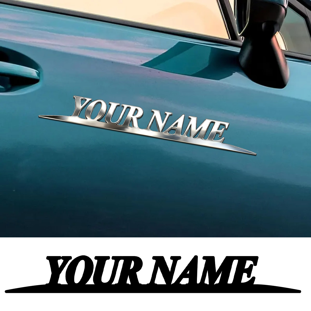 Metal Trendy YOUR NAME Sticker – Event Suppliers recenzja i cena