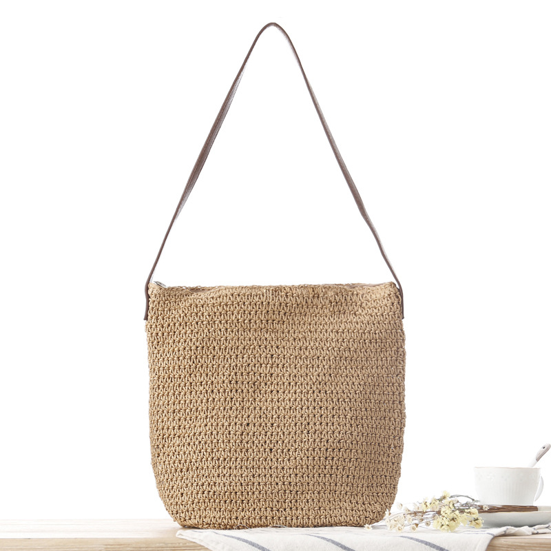 Straw Shoulder Woven Beach Sol – Paper Straw Color recenzja i cena